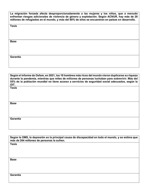 Argumentación (evaluación)