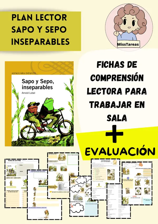 Sapo y sepo inseparables