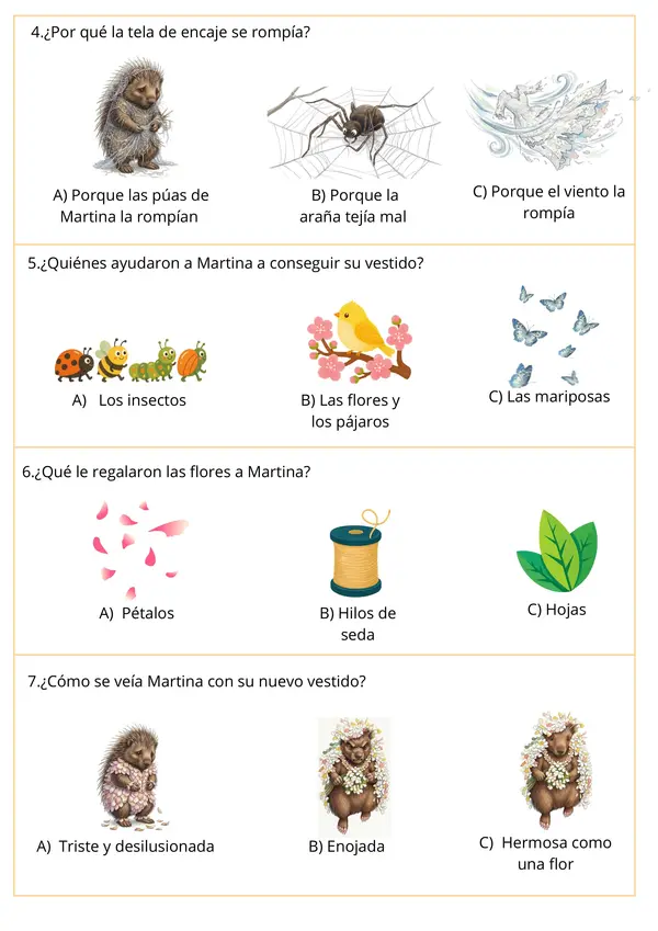 Evaluación Plan Lector "El problema de Martina" 