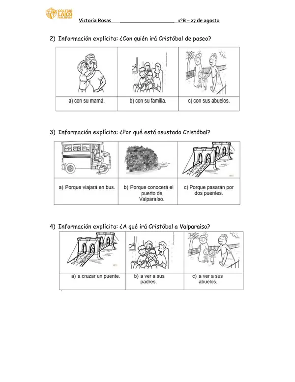 Prueba lección “ratón”, “mesa”, “gato” y "sofá” método Matte