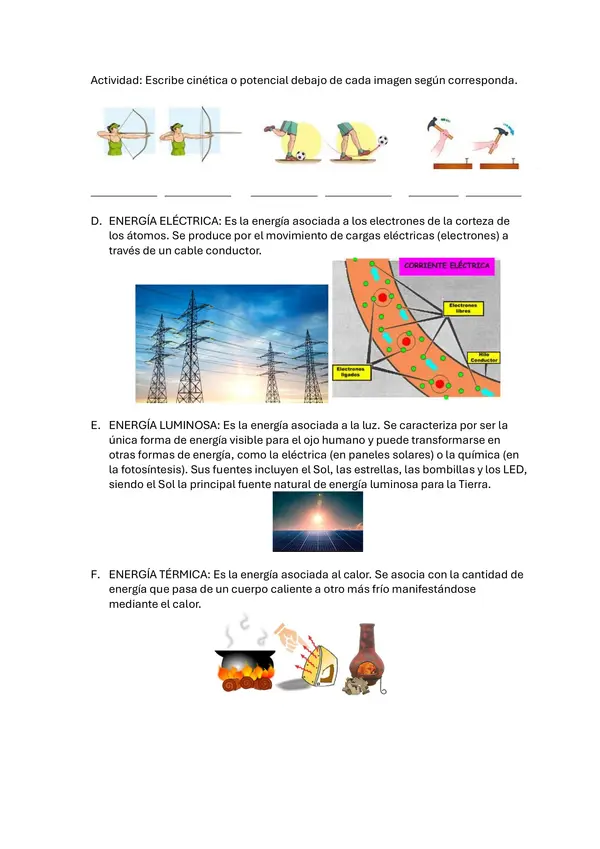 Ciencias: La energía