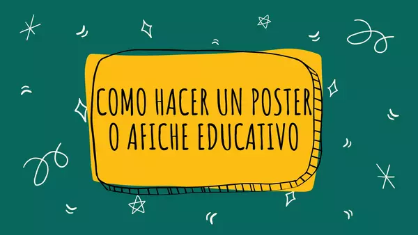 Confección afiche o poster
