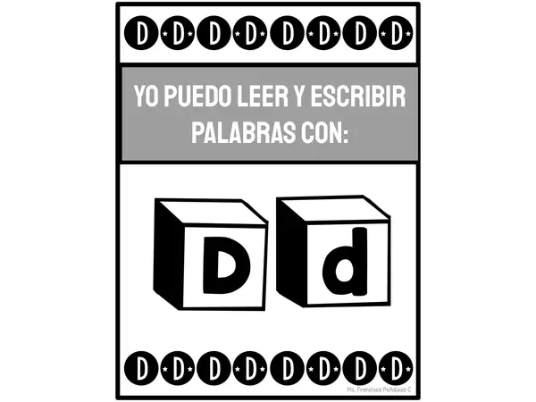 Cuadernillo letra D