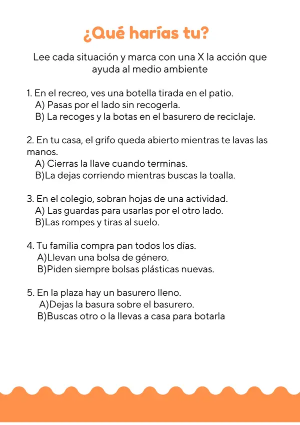 Cuidado del medio ambiente 