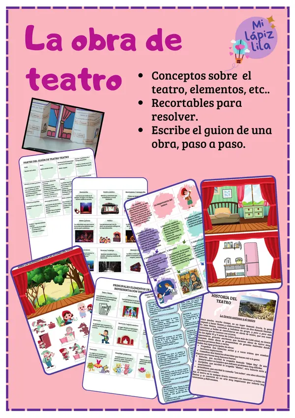 EL TEATRO, CREA UN GUIÓN A PARTIR DE UN CUENTO