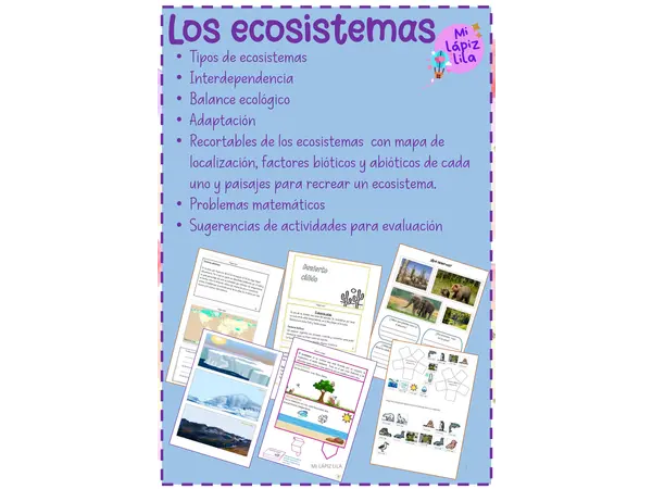 UNIDAD DIDÁCTICA LOS ECOSISTEMAS