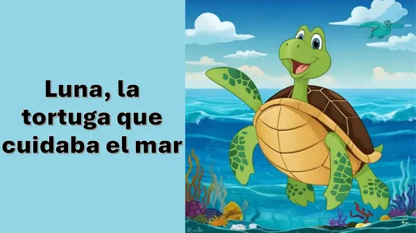 Cuento "Luna, la tortuga que cuida el mar"