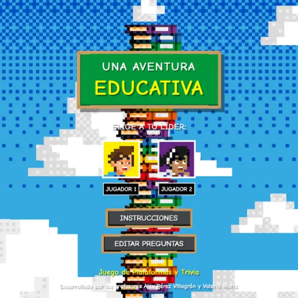 Juego: Una Aventura Educativa (Edita: preguntas, curso y colegio)