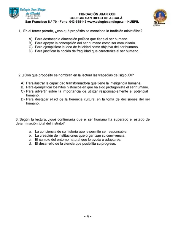 Ensayo PAES Competencia Lectora  + Pauta de Corrección Justificada