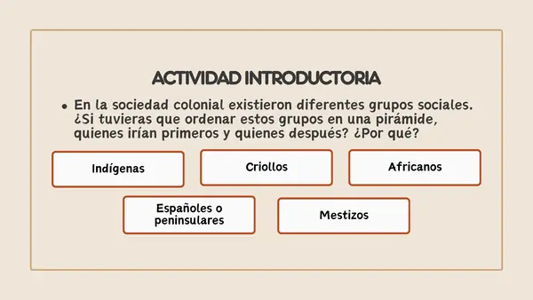 La sociedad colonial | Quinto Básico