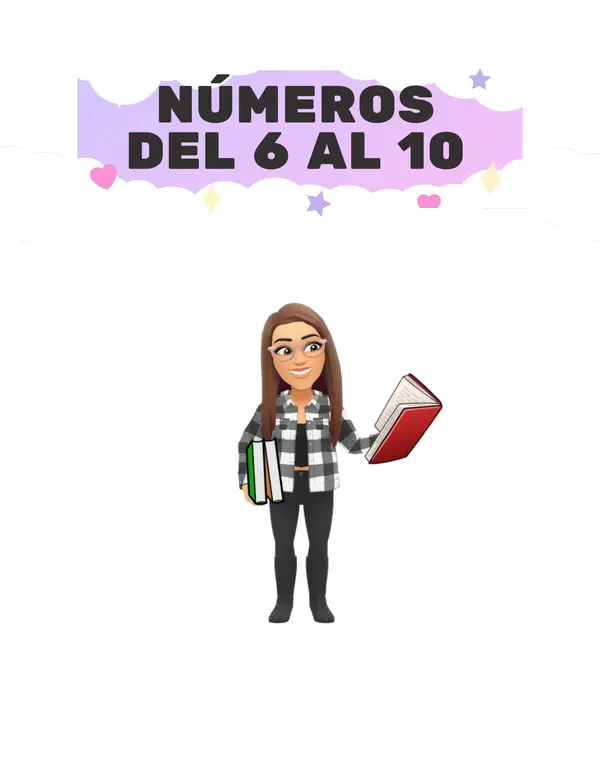Guía de números del 6 - 10