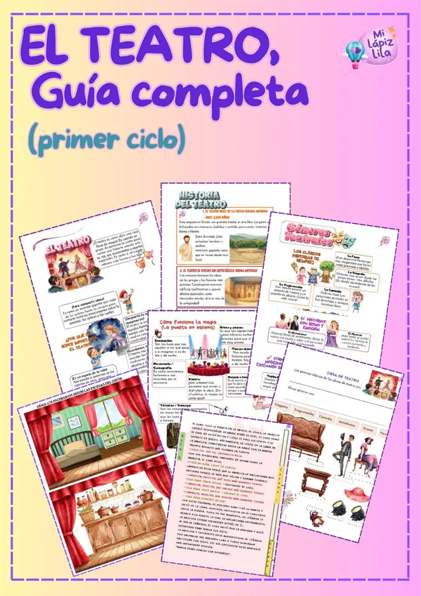 El Teatro para Primer Ciclo: Guía Didáctica, Historia y Taller de Creación (Material Completo)