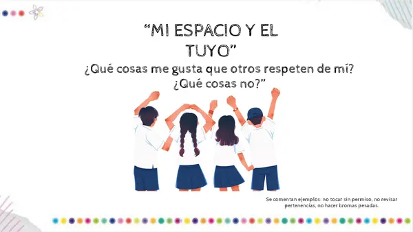 valor del consentimiento, el autocuidado y el respeto mutuo
