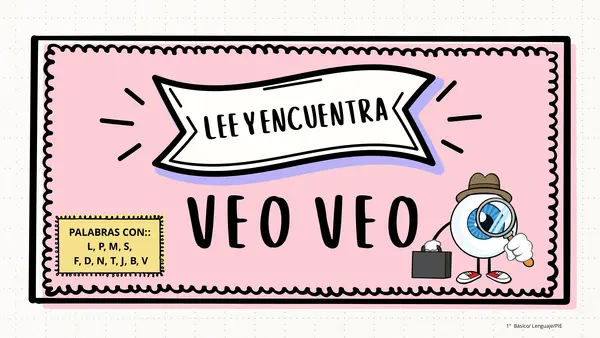 VEO VEO CONSONANTES