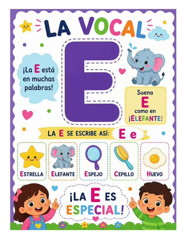 AFICHE DE VOCALES