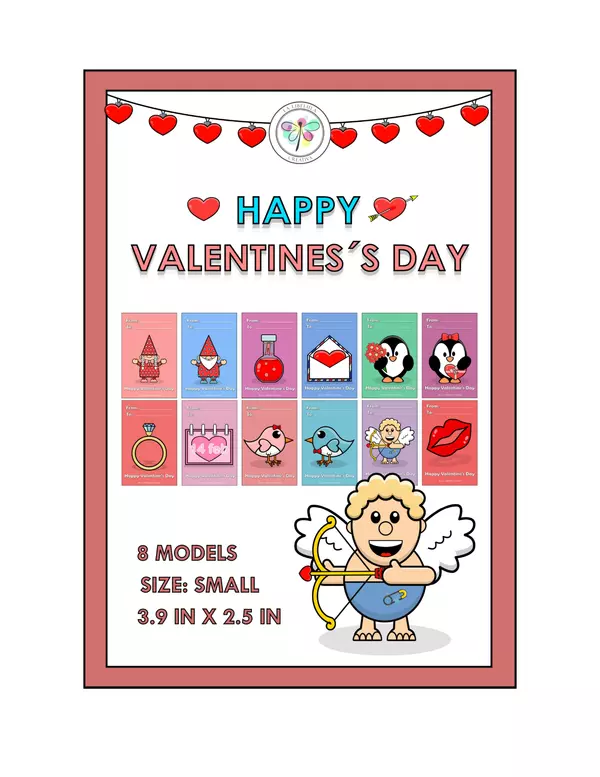 Happy Valentine´s Day Cards Tags Gifts Craft 2