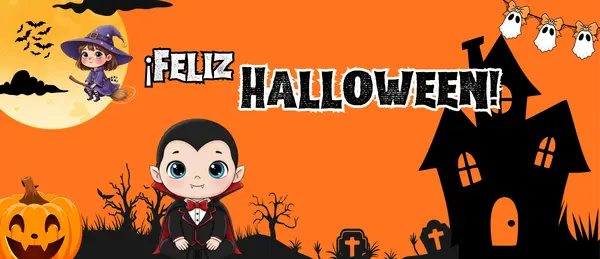 Cartel Gigante “¡Feliz Halloween!” para Aula