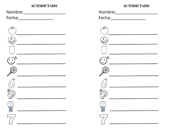 Ficha de Autodictado