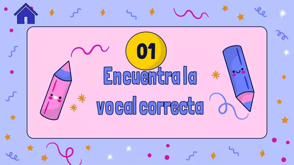 Juguemos con las vocales 