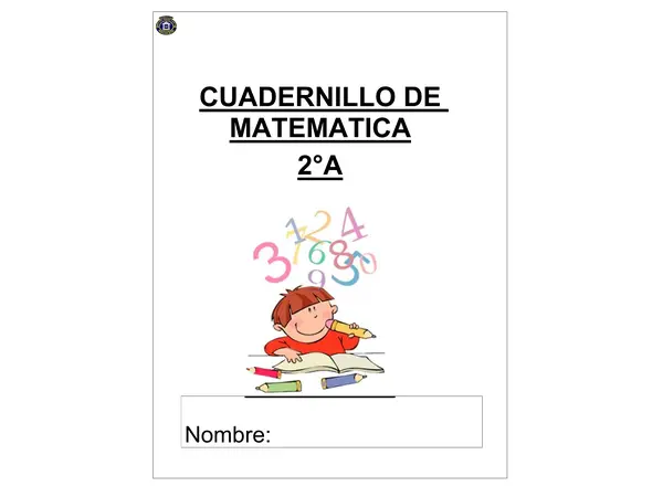 Cuadernillo matemática 1ro básico