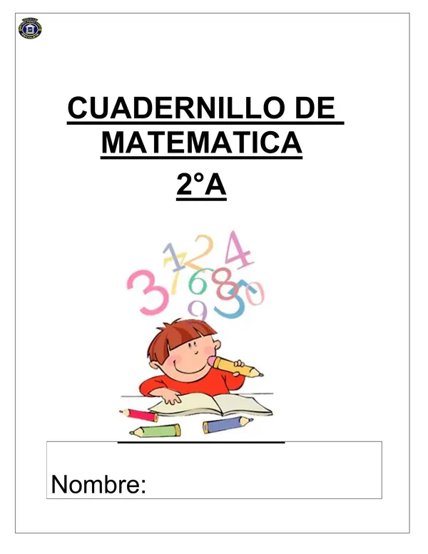 Cuadernillo matemática 1ro básico