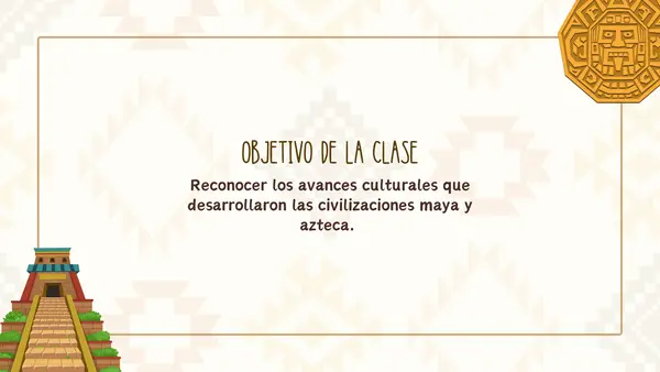 Cultura y tecnología de mayas y aztecas