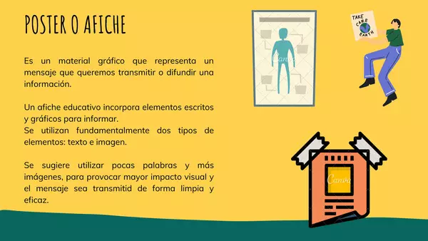 Confección afiche o poster