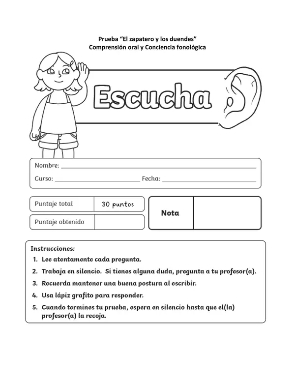 Prueba libro "El zapatero y los duendes"