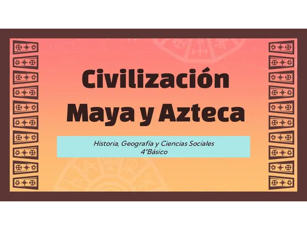 Economía y religión (Maya y Azteca) 4° Básico