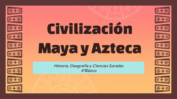 Economía y religión (Maya y Azteca) 4° Básico