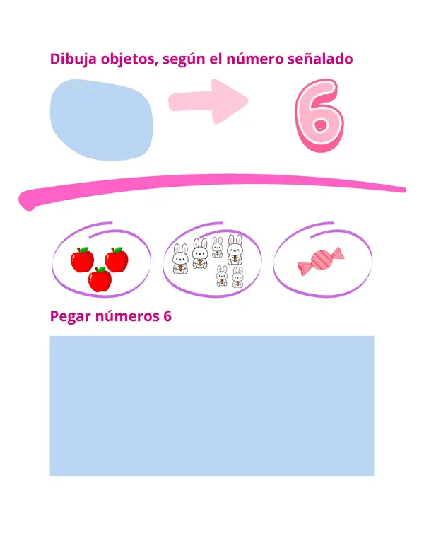 Guía de números del 6 - 10