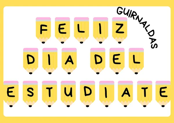 GUIRNALDAS DIA DEL ESTUDIANTE