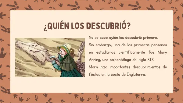 Aprendamos sobre Fósiles 