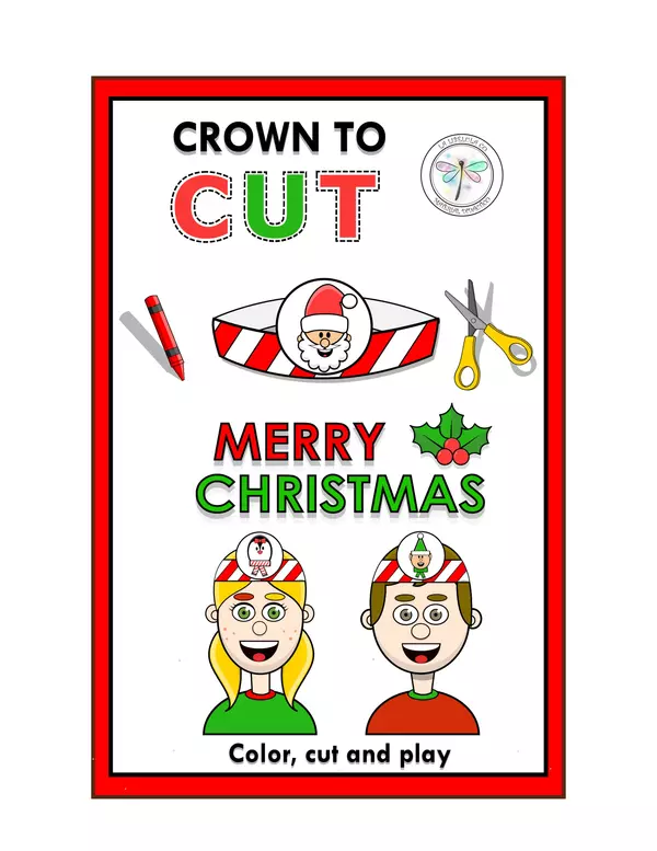 Crowns Headband to Cut Christmas Santa Claus