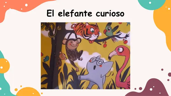 comprensión de lectura El elefante curioso