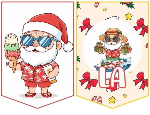 Banderines Navidad Veraniega