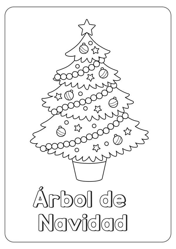 ABC de Navidad: Libro Para Colorear | 27 páginas para colorear vocabulario navideño