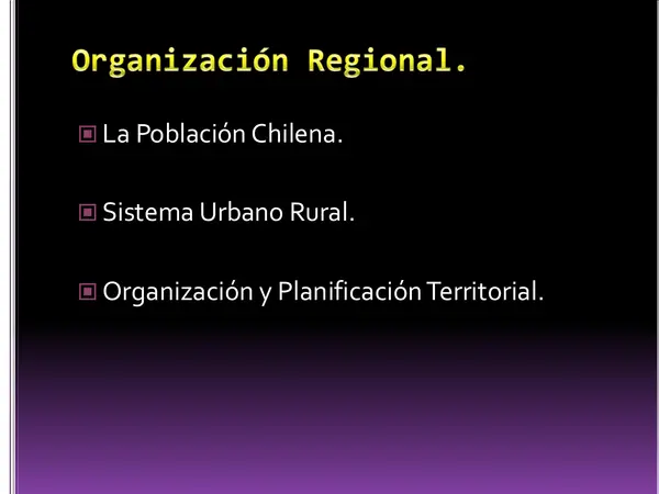 Geografía humana de Chile