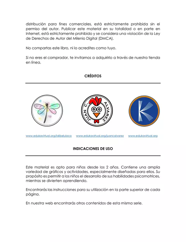 Fichas de trazos la granja