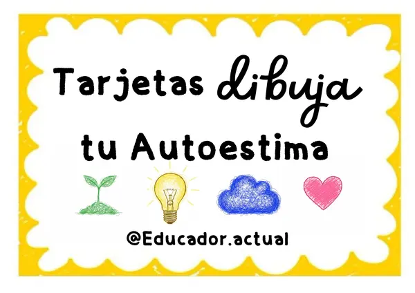 Tarjetas dibuja tu autoestima