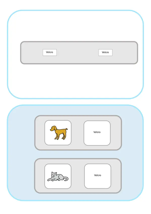 Carpeta Teacch Animales (pareo de imágenes)