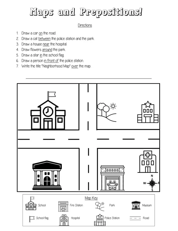 Maps and Prepositions