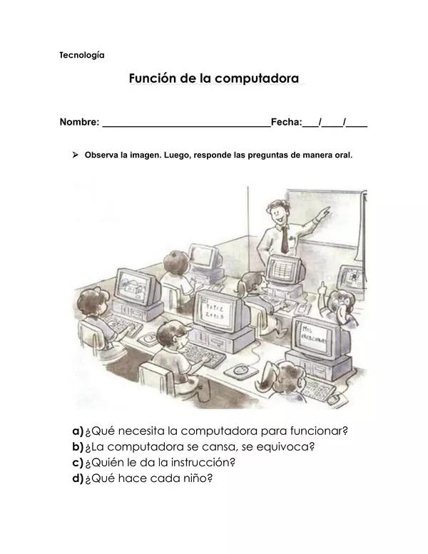 Función de la computadora