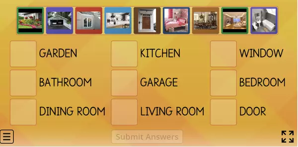 House vocabulary game