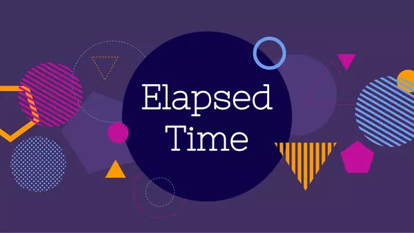 Elapsed time presentation