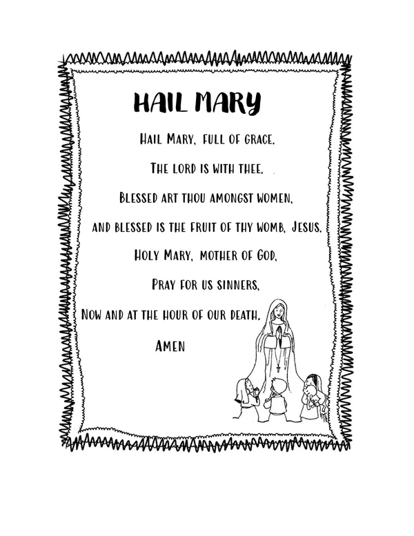 Hail mary poster
