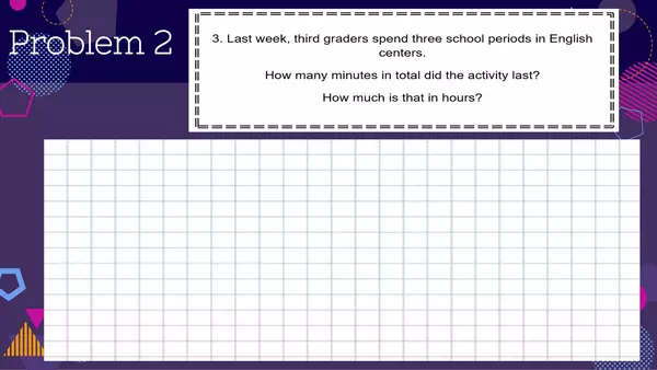 Elapsed time presentation