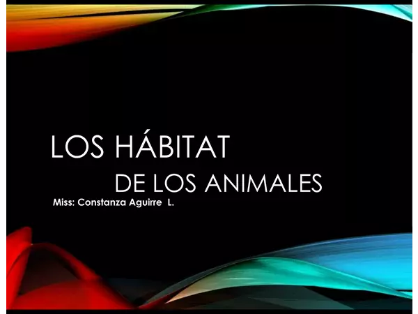 El hábitat de los animales y animales en peligro de extinción en Chile.