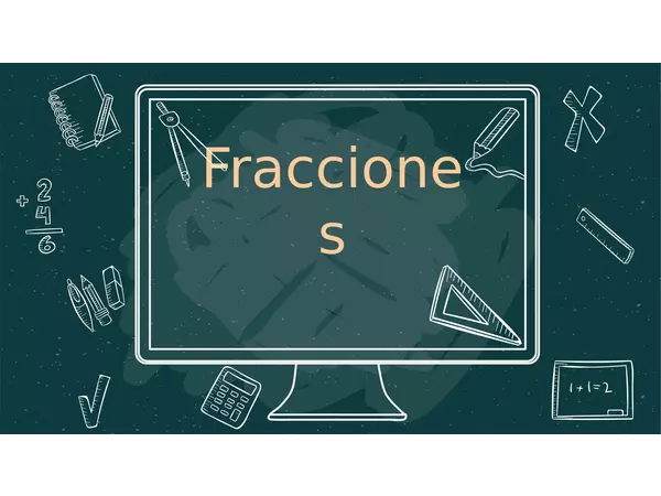 Introducción a las fracciones (conceptos básicos)