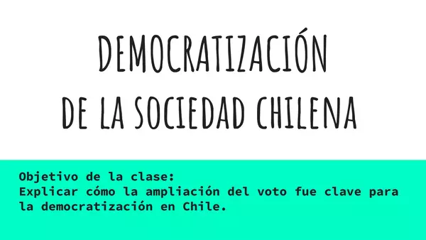 Democratización de la sociedad chilena